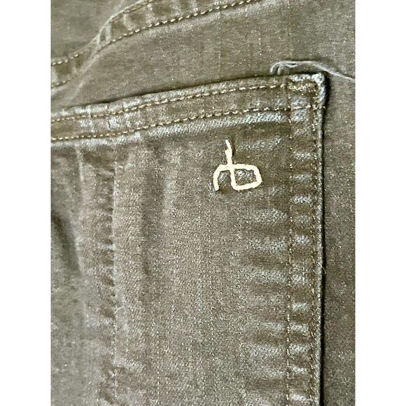 Rag & Bone Mid Rise Ankle Skinny Jeans Size 27 Liberty Black - Picture 8 of 9
